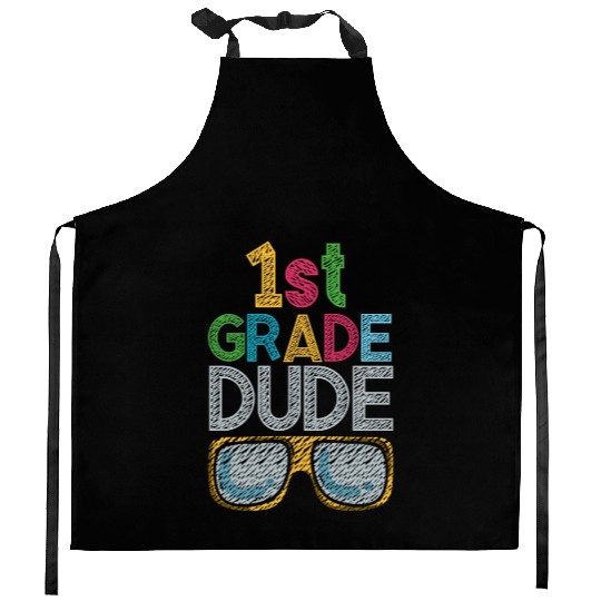 Kindergarten Teacher Funny Student 1st Graduation Kitchen Aprons