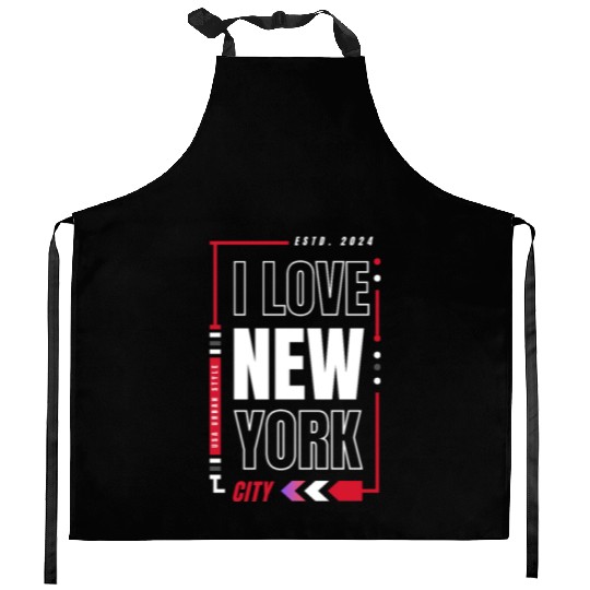 T ShirtI love new york Kitchen Aprons