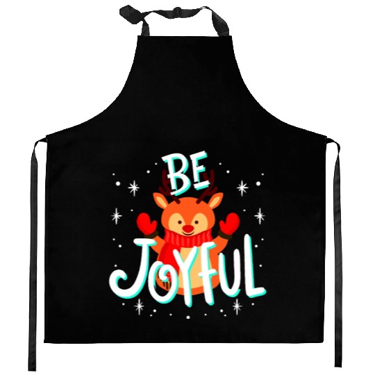 Be Joyful Christmas. Kitchen Aprons