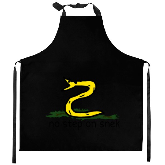 No Step On Snek Kitchen Aprons