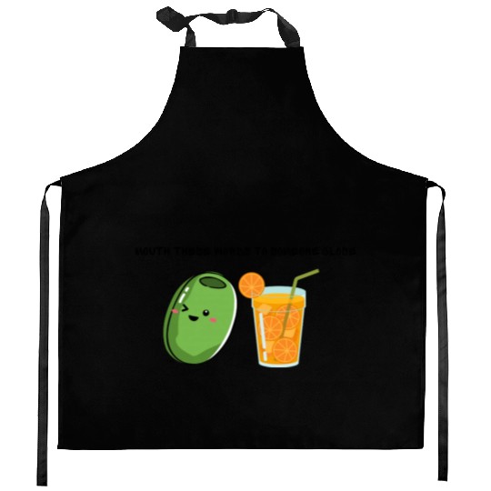Olive Juice (I love you) Kitchen Aprons