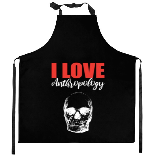 I Love Anthropology Science Teacher Gift Kitchen Aprons
