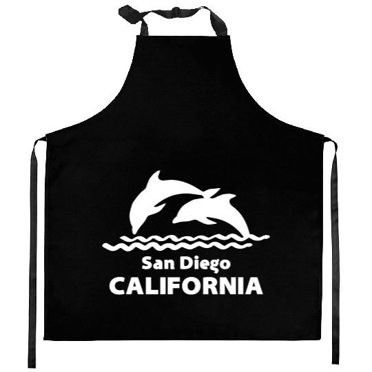 San Diego California Dolphins Souvenirs Gifts Kitchen Aprons