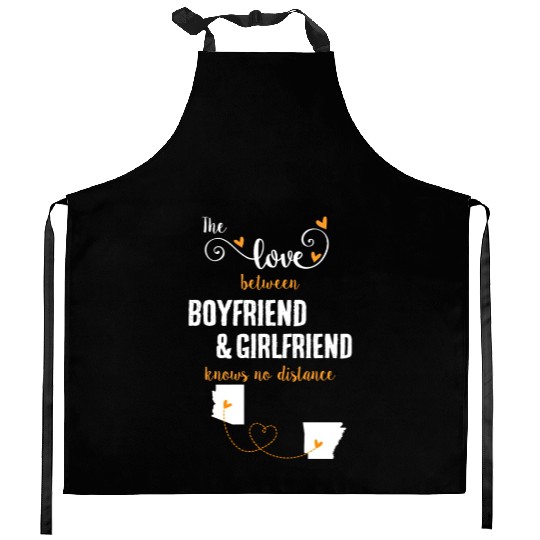 Love Between BF And GF Arizonna To Arkansas Gift Kitchen Aprons