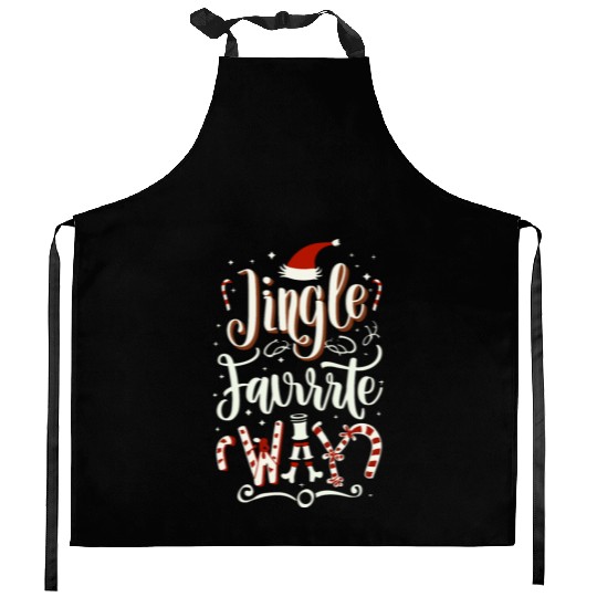 Winter Wonderland: Icy Snow, North Pole, Rejoice Kitchen Aprons