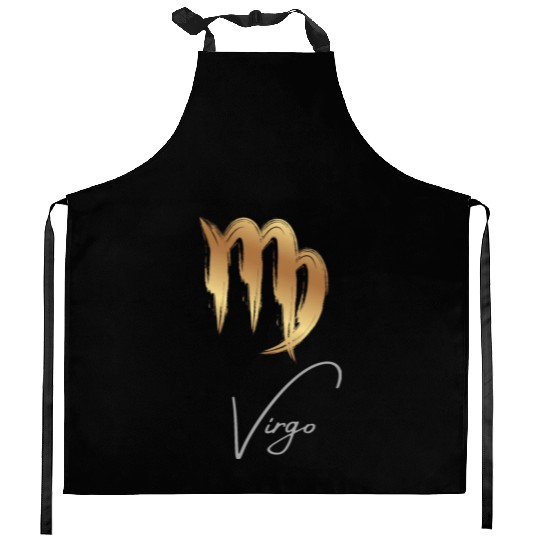 Virgo zodiac sign Kitchen Aprons