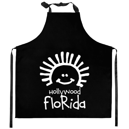 Hollywood Florida Sun Souvenirs Gifts Vacation Kitchen Aprons