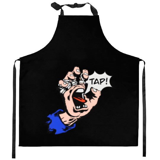 Brazilian Jiu-Jitsu Bjj Tap Hand Kitchen Aprons