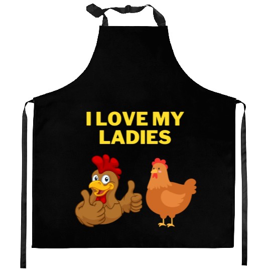 I love My Ladies Kitchen Aprons