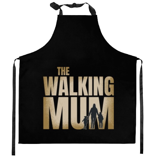 Zombie Apocalypse Mom Kitchen Aprons