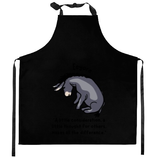 Eeyore Quote About Kindness Kitchen Aprons