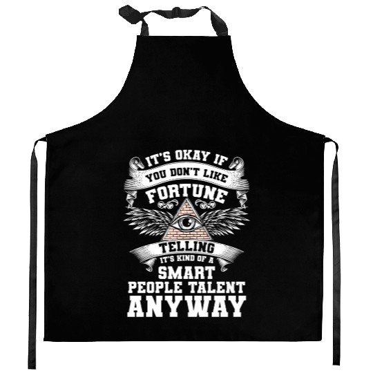 Crystal Ball Future Magic Zodiac Signs Kitchen Aprons