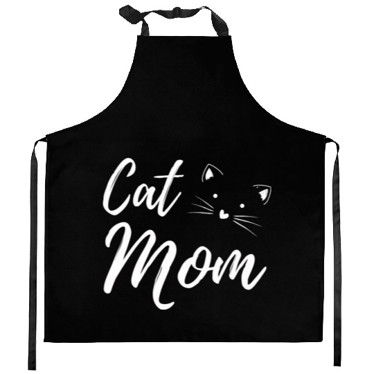 Cat Mom Kitchen Aprons Women, Cat Mama Kitchen Aprons