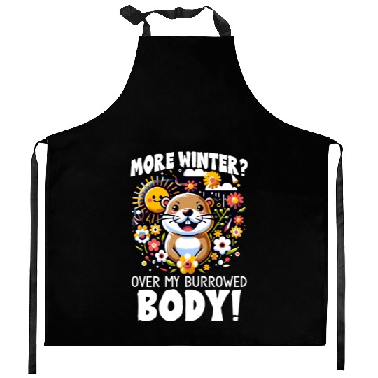 Groundhog Day 2024 Enthusiast February 2nd Kitchen Aprons