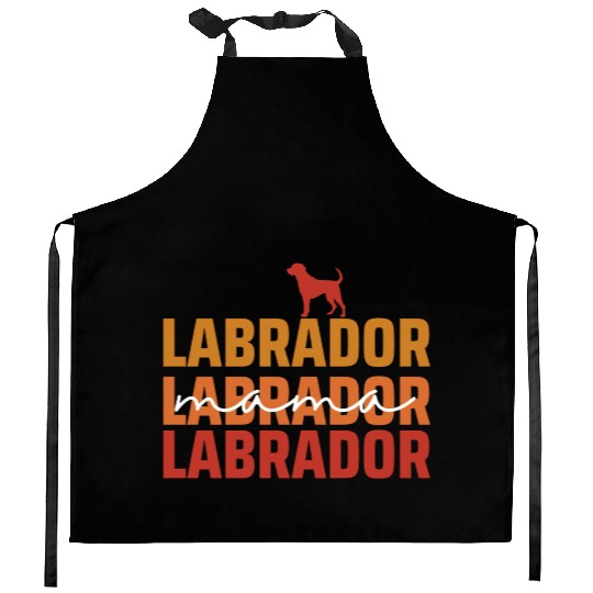 Labrador Mama Dog Lover Mother Kitchen Aprons