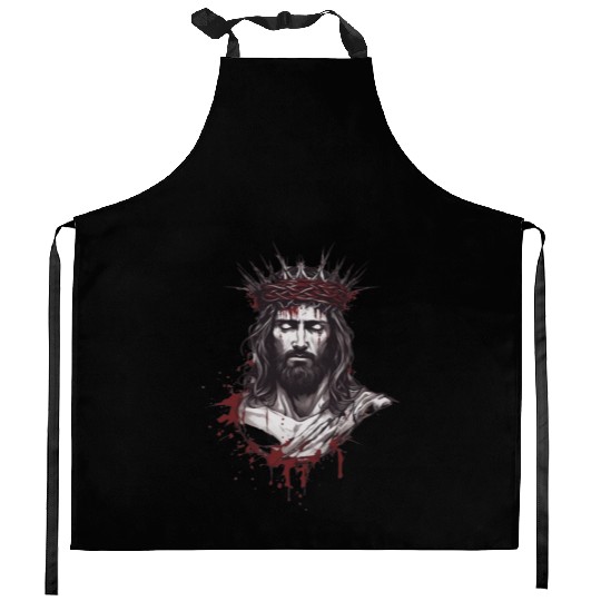Jesus Of Nazareth Kitchen Aprons