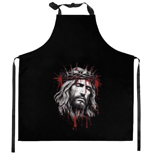 Jesus Prayer Kitchen Aprons