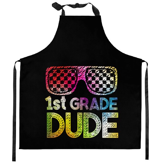 Kindergarten Teacher Funny Student 1st Graduation Kitchen Aprons