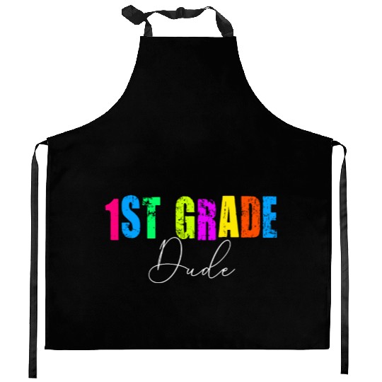Kindergarten Teacher Funny Student 1st Graduation Kitchen Aprons
