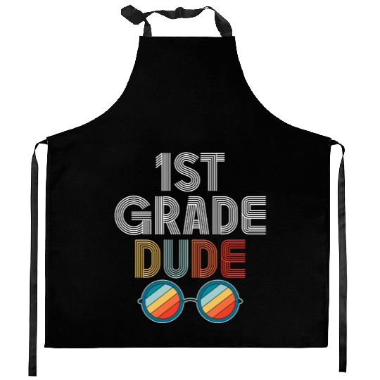 Kindergarten Teacher Funny Student 1st Graduation Kitchen Aprons