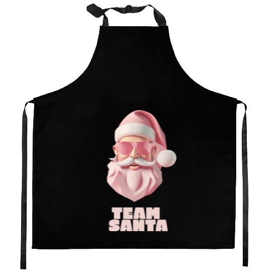 Team Santa Kitchen Aprons
