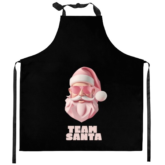Team Santa Kitchen Aprons