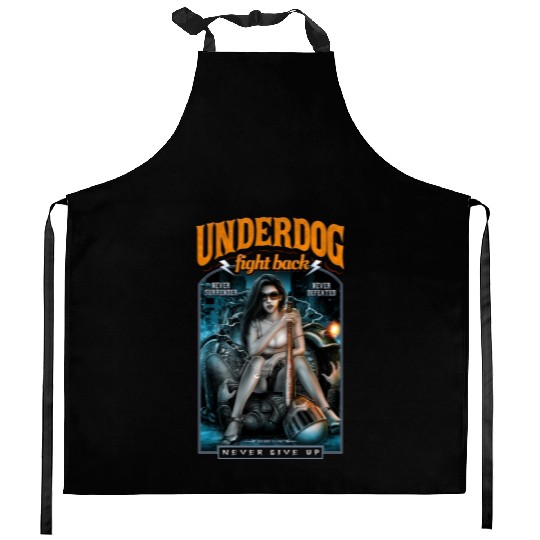 underdog fight back #2 Kitchen Aprons