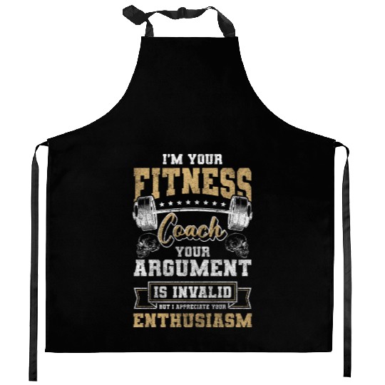 Trainer Workout Bodybuilder Studio Kitchen Aprons