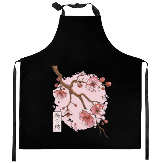 Springtime Sakura Serenity Kitchen Aprons
