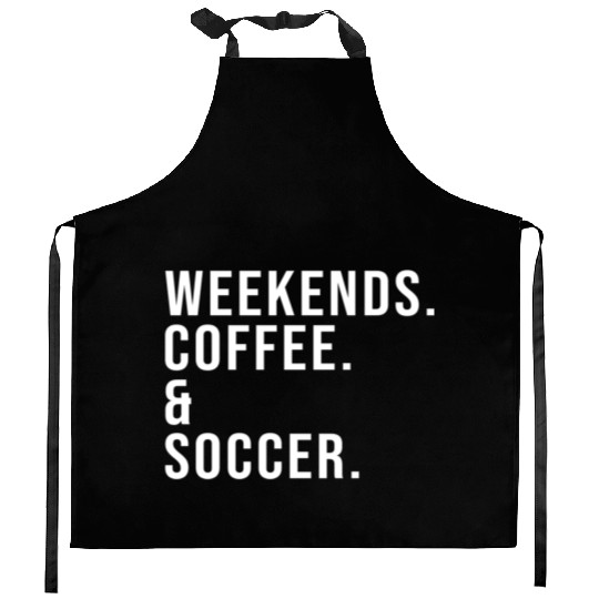 Weekends Coffee Soccer Mother'S Day Soccer Mom Kitchen Aprons