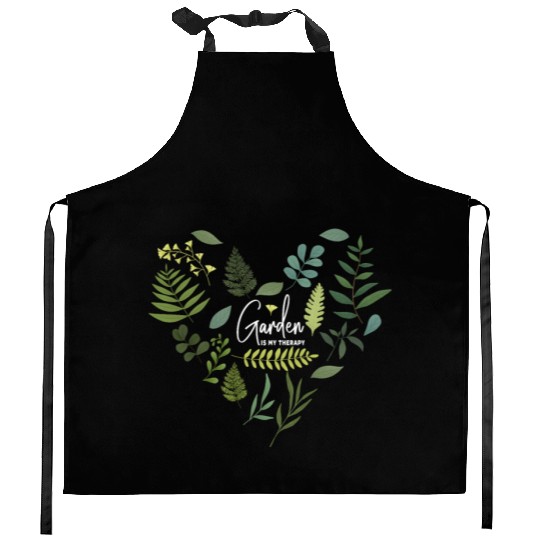 arden Is My Therapy - Garden Flower Plant Design Kitchen Aprons
