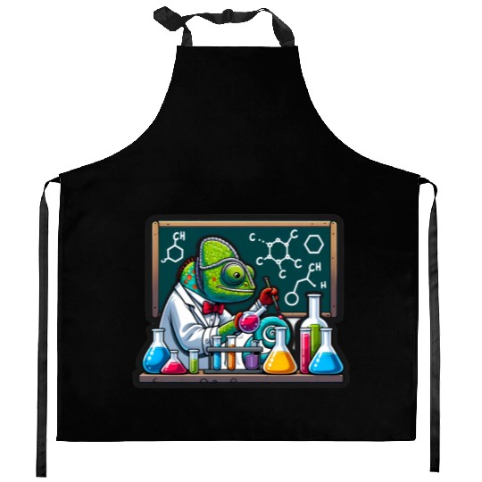 Chemical Chameleon Kitchen Aprons