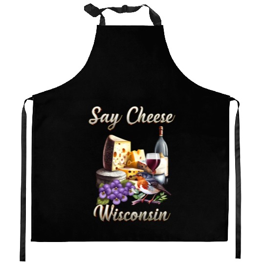 Say Cheese, Wisconsin Kitchen Aprons