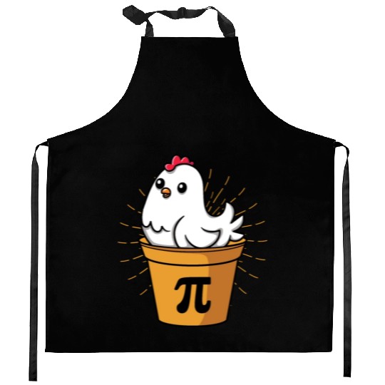 Chicken Pot Pie Funny Pi Day Math Equations Kitchen Aprons