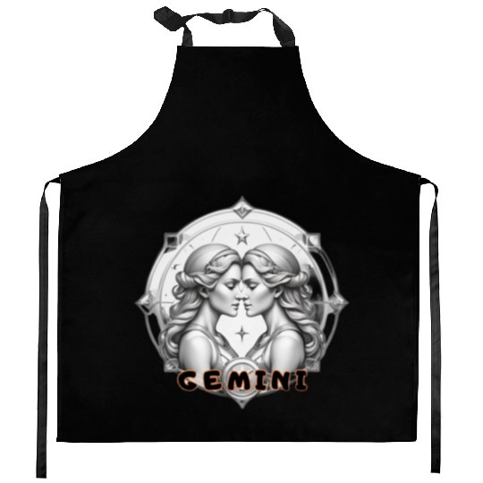 Gemini Horoscope Kitchen Aprons