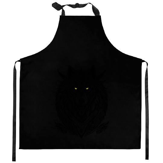 White wolf Kitchen Aprons
