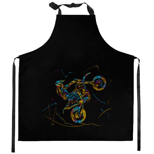 Dirt Bike Motocross Kitchen Aprons