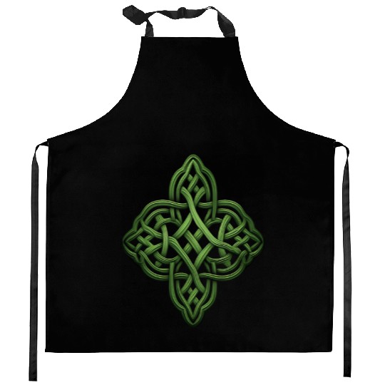 St Patricks Day Celtic Knot Irish Scottish Symbol Kitchen Aprons