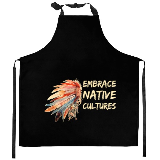Embrace Native Cultures National Indigenous People Kitchen Aprons