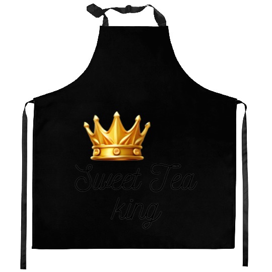 sweet tea king Kitchen Aprons