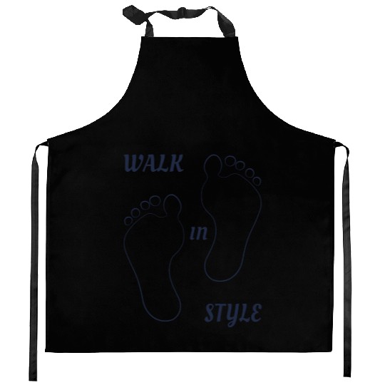 Walk in style - Navy Blue Kitchen Aprons