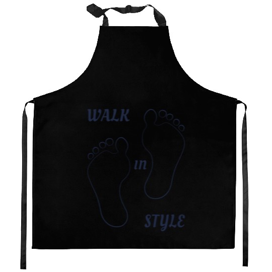 Walk in style - Navy Blue Kitchen Aprons
