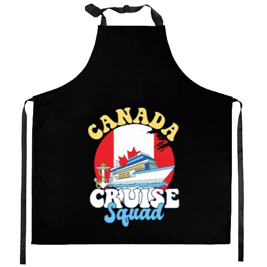 Canada Cruise Squad Family Vacation Trip Kitchen Aprons