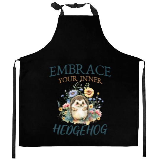 Embrace your inner hedgehog Cute Hedgehog Animal Kitchen Aprons