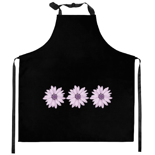 Flowers violet Kitchen Aprons