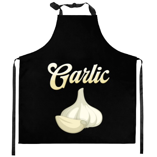 Garlic lover, Garlic Head, Garlic gift Kitchen Aprons