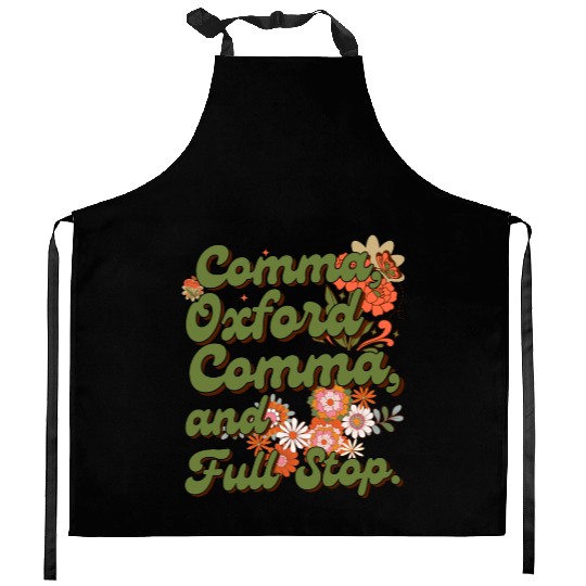 Oxford comma. For grammar students and teachers Kitchen Aprons