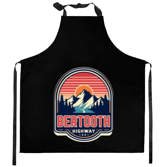 Beartooth Highway US 212 Kitchen Aprons