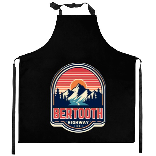 Beartooth Highway US 212 Kitchen Aprons