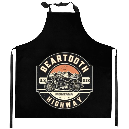 Beartooth Highway US 212 Kitchen Aprons